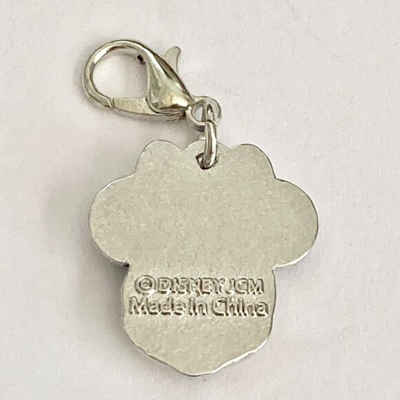 Disney Minnie Mouse Clip On Charm Pink Bow Enamel Zipper Pull Purse Signed Smile - Picture 4 of 8
